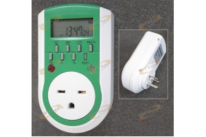 Digital 7 Days 240v Timer Plug In Outlet Grow Light Fan Controller 20 prog / day